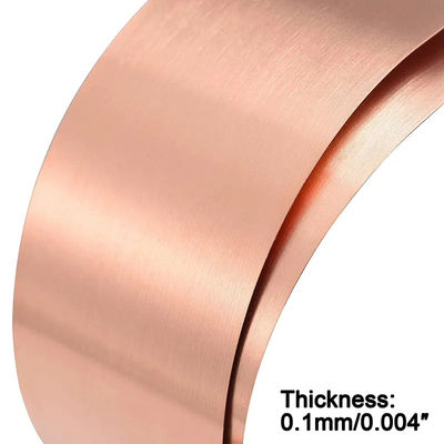 O Bảng giấy đồng cuộn nhiệt Dải đồng dày 0,1 mm