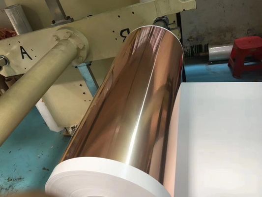 Lá đồng siêu mỏng tinh chế 6um, cuộn pin chiều rộng tối đa 620mm
