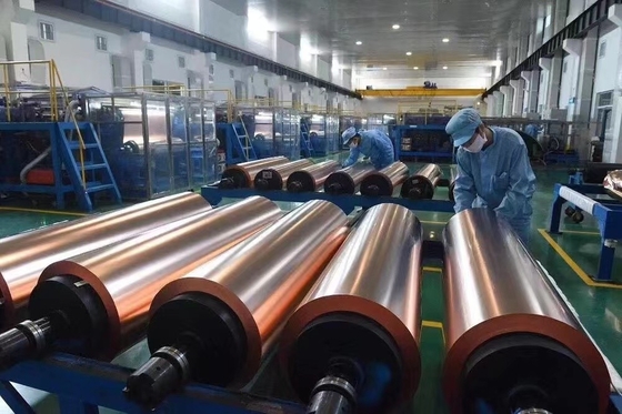 Chống ăn mòn 12um Lá đồng cuộn RA Lá đồng với lớp mạ niken