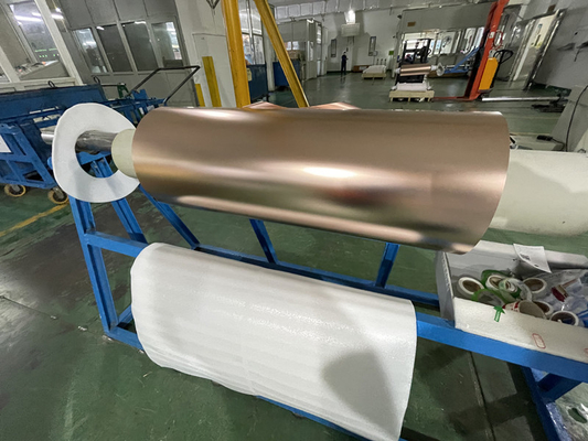 Lá đồng được cuộn đen với mặt đen mờ70um 35um được sử dụng trong lớp phủ đồng mềm dẻo